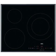 Inducción AEG IKB6330SFB, 3 zonas, 60 cm, Biselada