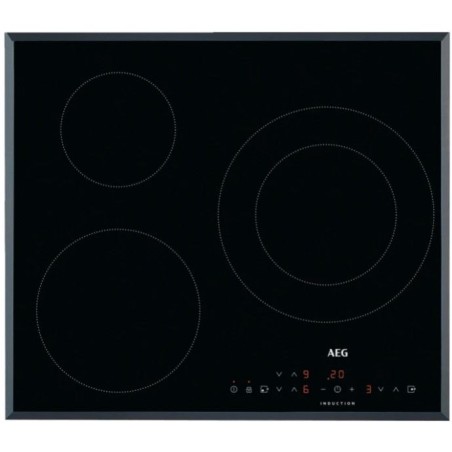 Inducción AEG IKB6330SFB, 3 zonas, 60 cm, Biselada