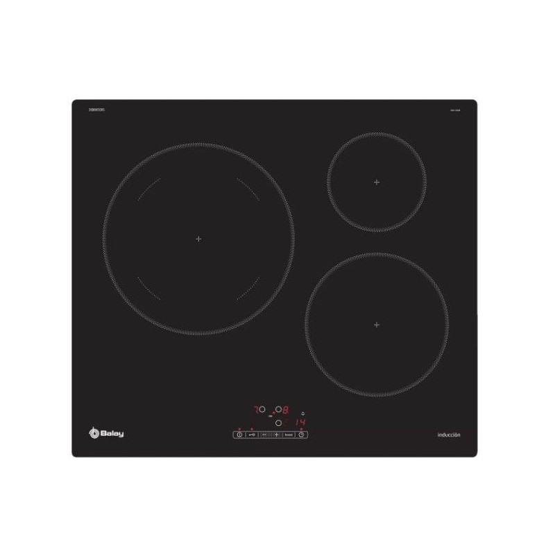 Induccion Balay 3EB865ERS, 3zonas, 28cm, Sprint