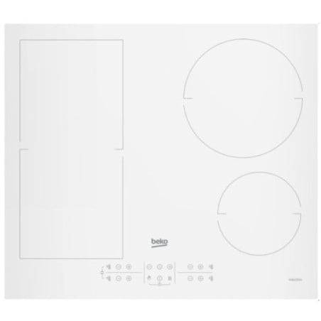 Induccion Beko HII64200FMTW, 4 zonas, 60cm, blanca