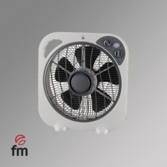 Ventilador Box fan FM BF35, aspas 30cm Ø temporiza