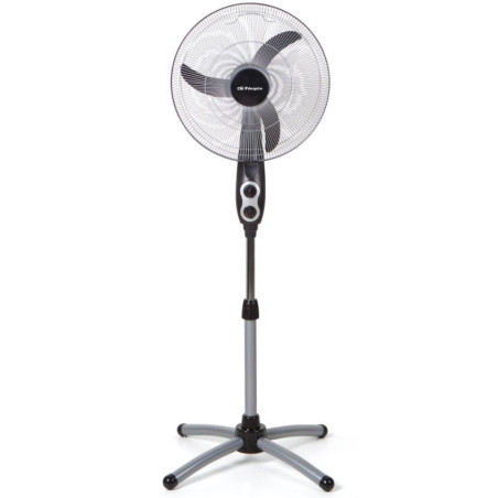 Ventilador Pie Orbegozo SF0156, 45cm, 60w, plata