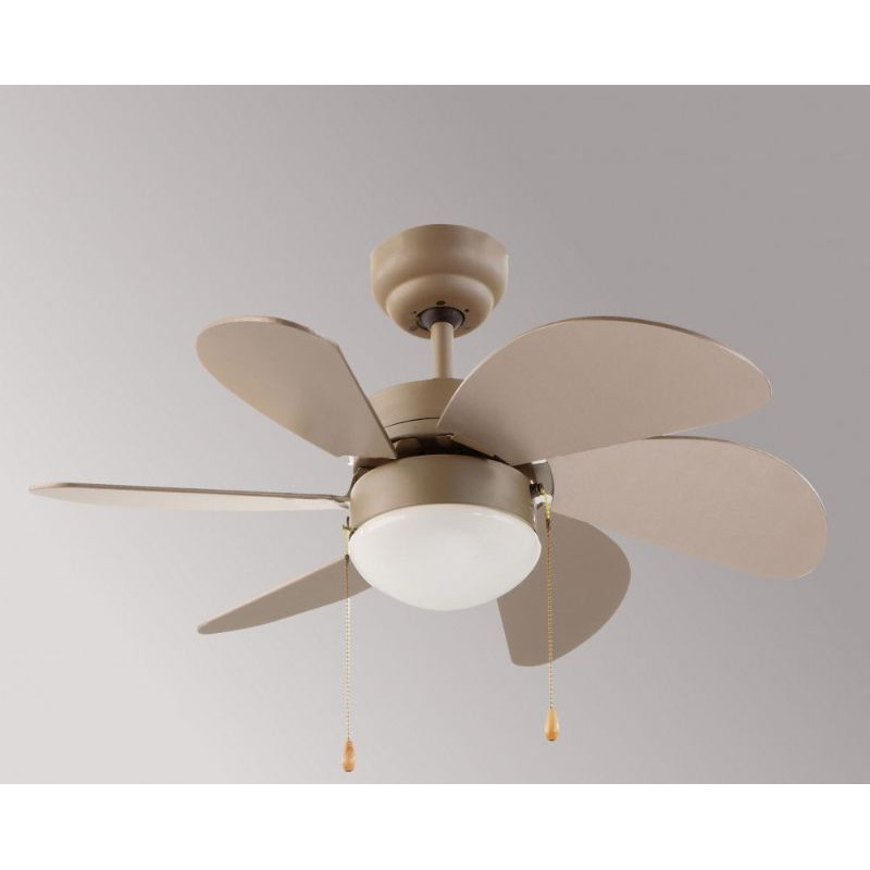 Ventilador Techo FM VT90, 75cm, 6 aspas, luz