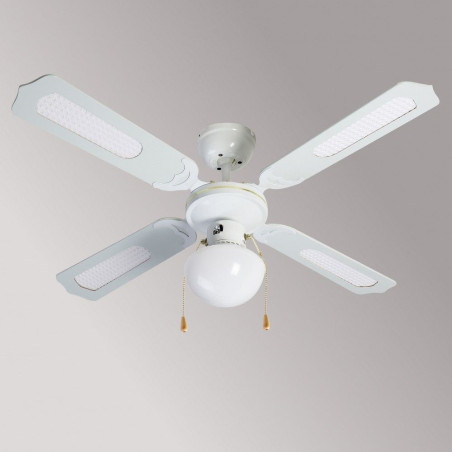 Ventilador Techo FM VTCLASSIC105, 105cm, Blanco