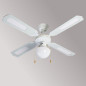 Ventilador Techo FM VTCLASSIC105, 105cm, Blanco