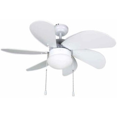 Ventilador techo Orbegozo CP15076B, 80cm, 6 aspas,