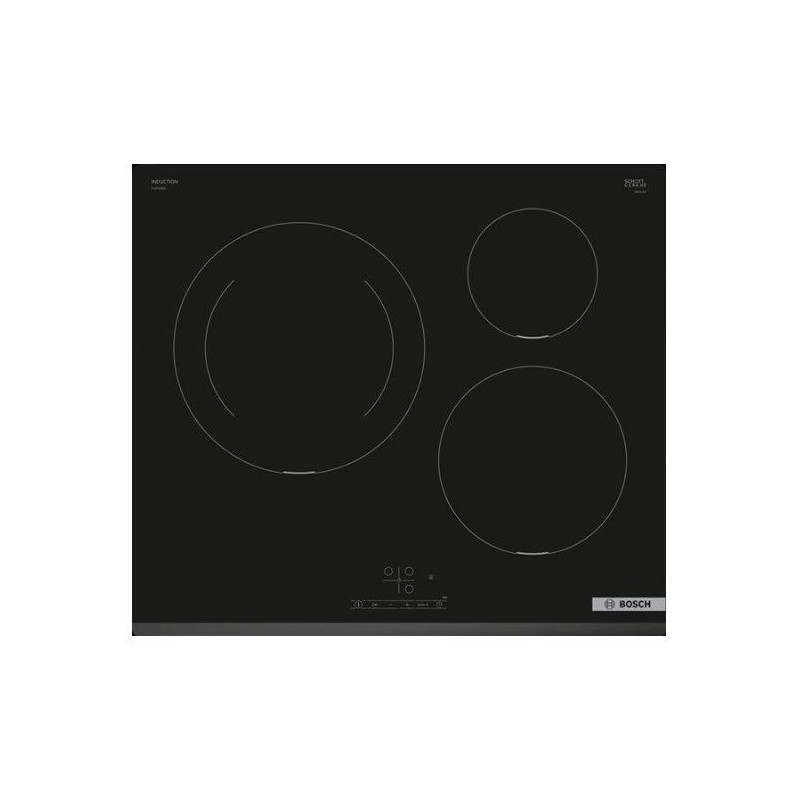 Induccion Bosch PIJ631BB5E, 3zonas, XL 28cm, 7,4kW Induccion Bosch PIJ631BB5E, 3zonas, XL 28cm, 7,4kW