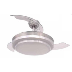 Ventilador Techo FM VTSENZAPLUS, 107cm, Aspas Retr