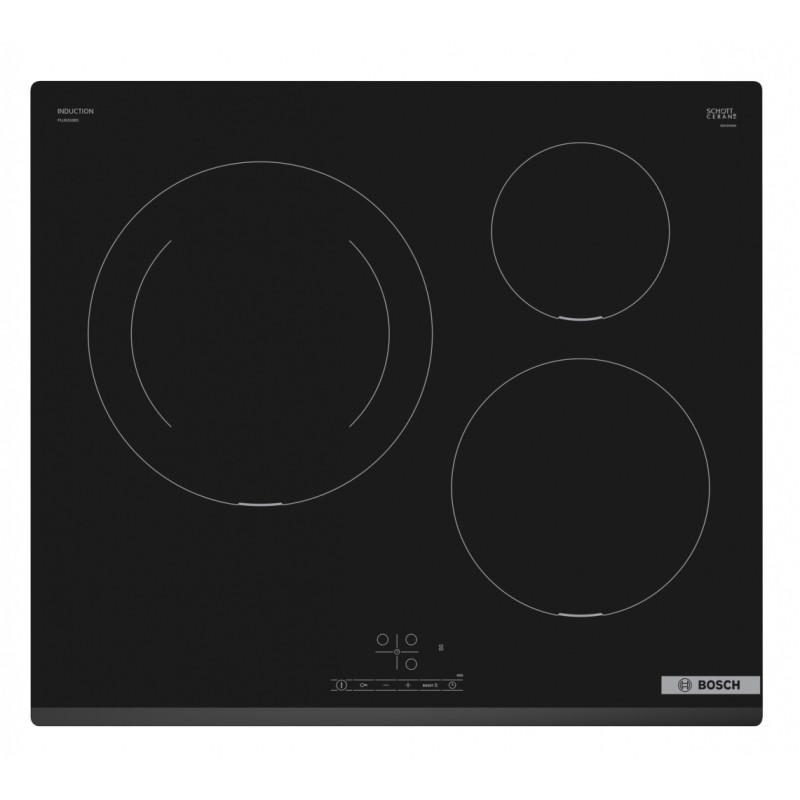 Inducción Bosch PUJ631BB5E, 3zonas, XL 28cm, Sprin Inducción Bosch PUJ631BB5E, 3zonas, XL 28cm, Sprin