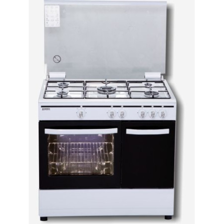 Cocina Rommer CH905BFGPB, blanco but, 5fuegos