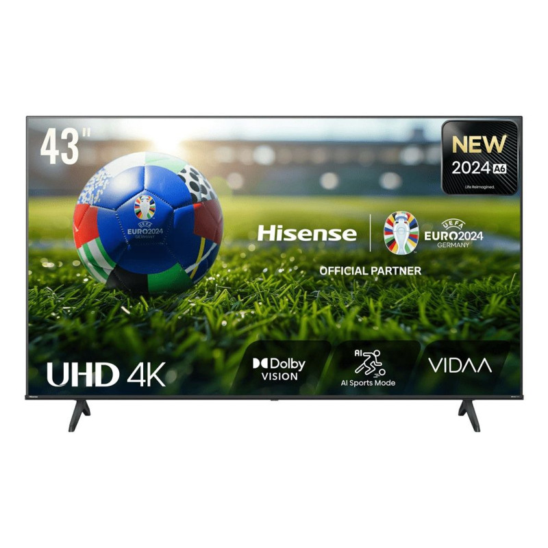 Tv Hisense 43A6N, 4K, dolby vision