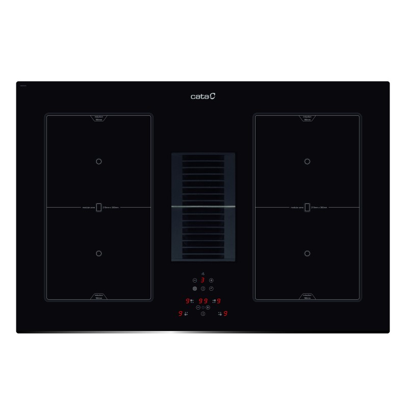 Inducción Cata AS7502FLEXA,77x52cm, C/EXTRACTOR