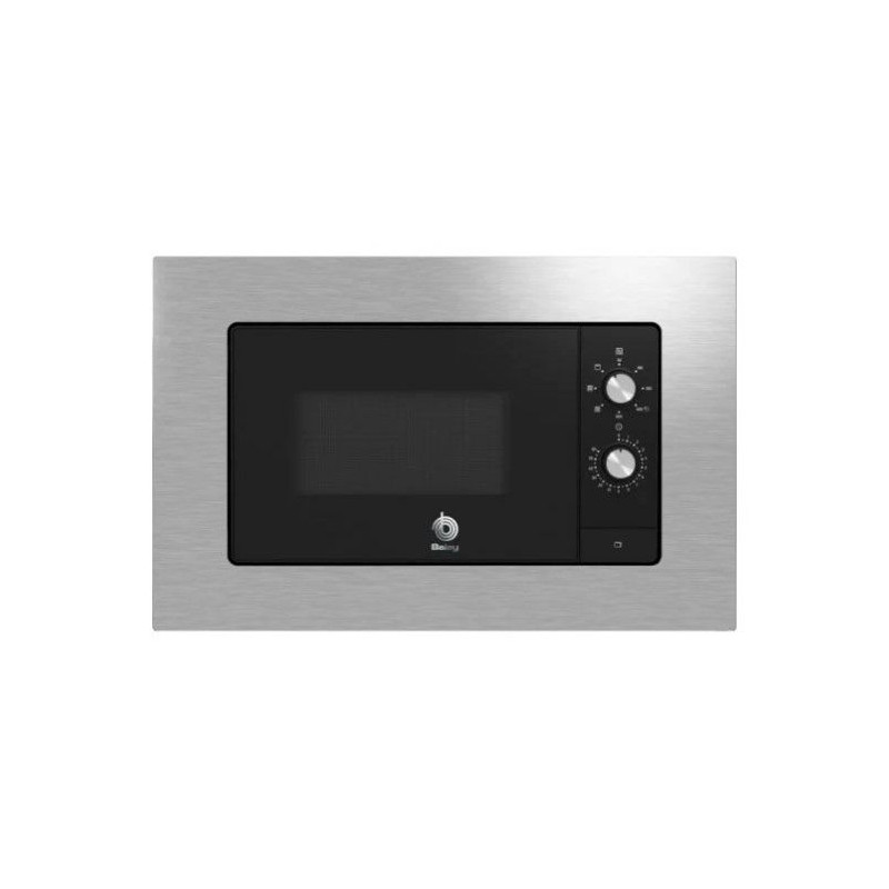 Microondas Balay 3CG6112X3, 20L, Negro/inox, Grill