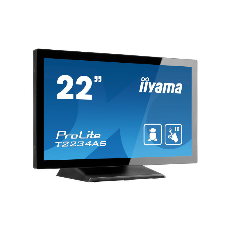 ProLite T2234AS-B1 pantalla para PC 54,6 cm (21.5) 1920 x 1080 Pixeles Full HD Pantalla táctil Multi-usuario Negro