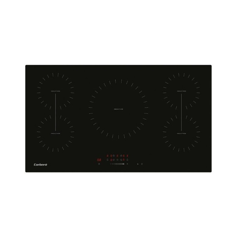 Inducción Corbero CCIM5F900FZ, 5 zonas, Flexi zone