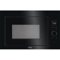 Microondas AEG MBE2657SEB, 900W, 26L, Integr., Cri