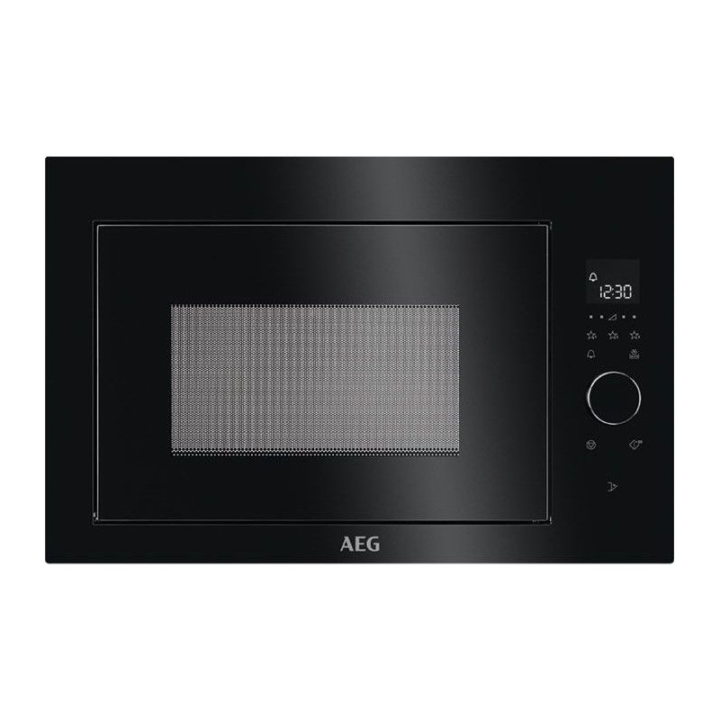 Microondas AEG MBE2657SEB, 900W, 26L, Integr., Cri