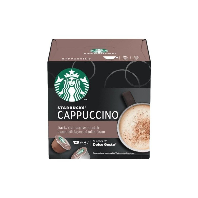 Capsula Starbucks DG Cappuccino Intenso, 1 caja 12