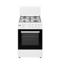 Cocina Corbero CCSF45020BW, 4 fuegos, 50cm, blanca