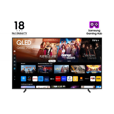 Tv Samsung TQ50Q60DAUXXC, 4K, QLED, HDR10+, UHD di