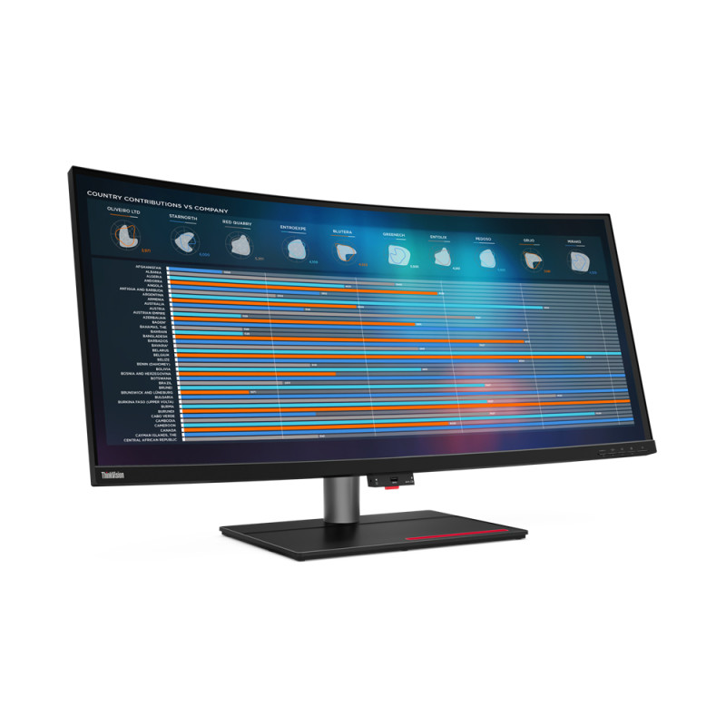 ThinkVision P40w-20 LED display 100,8 cm (39.7) 5120 x 2160 Pixeles 5K Ultra HD Negro