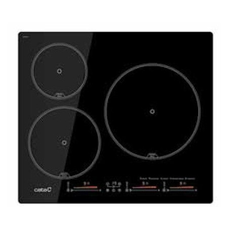 Inducción Cata IBS63031, 3 Zonas, 7,1Kw, Negra