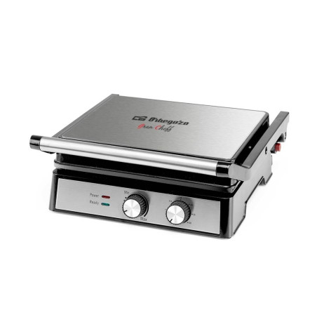 Grill Orbegozo GR4580, 2000W, 29x24cm, 180º, Inox