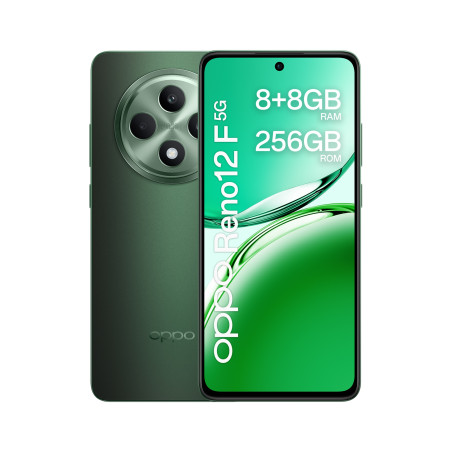 Reno12 F 5G 16,9 cm (6.67) SIM doble Android 14 USB Tipo C 8 GB 256 GB 5000 mAh Verde