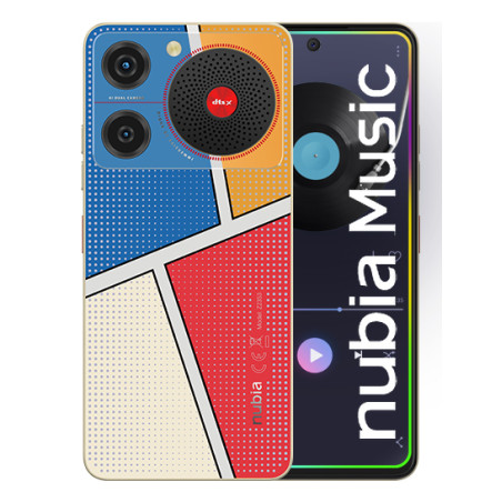 Nubia Music - Pop Art 16,8 cm (6.6) SIM doble Android 14 USB Tipo C 4 GB 128 GB 5000 mAh Multicolor