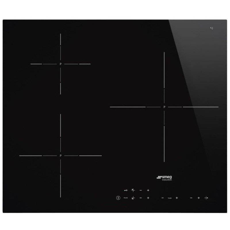 Induccion Smeg SI5632D, 3 Zonas, 7.2Kw, Timer Induccion Smeg SI5632D, 3 Zonas, 7.2Kw, Timer