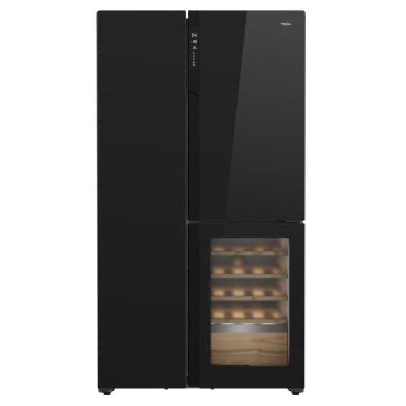 Frigorifico SbS Teka RLF85950, 183x91x71cm, E, Neg Frigorifico SbS Teka RLF85950, 183x91x71cm, E, Neg