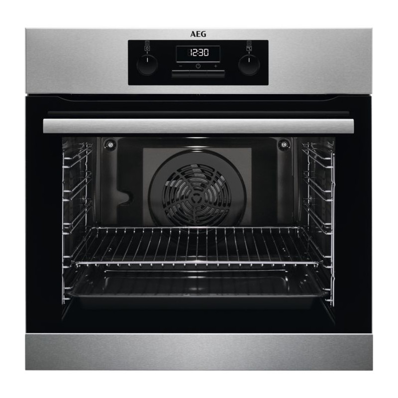 Horno AEG BES331010M, Multif.9, 72L, A, Inox