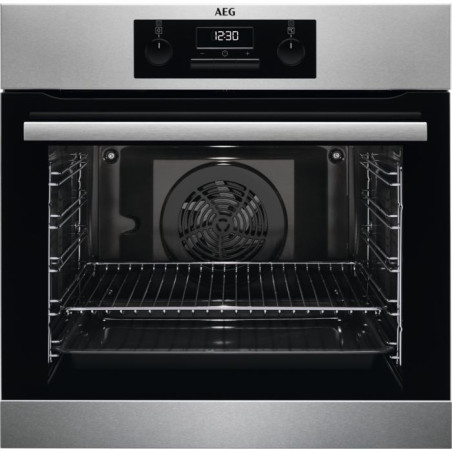 Horno AEG BES331010M, Multif.9, 72L, A, Inox