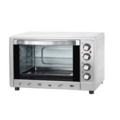 Mini Horno Grunkel HR48SILVERRUSTI, 48L, Plateado