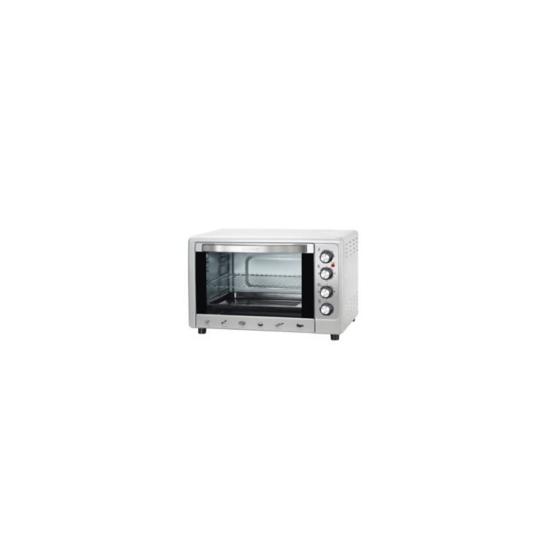 Mini Horno Grunkel HR48SILVERRUSTI, 48L, Plateado