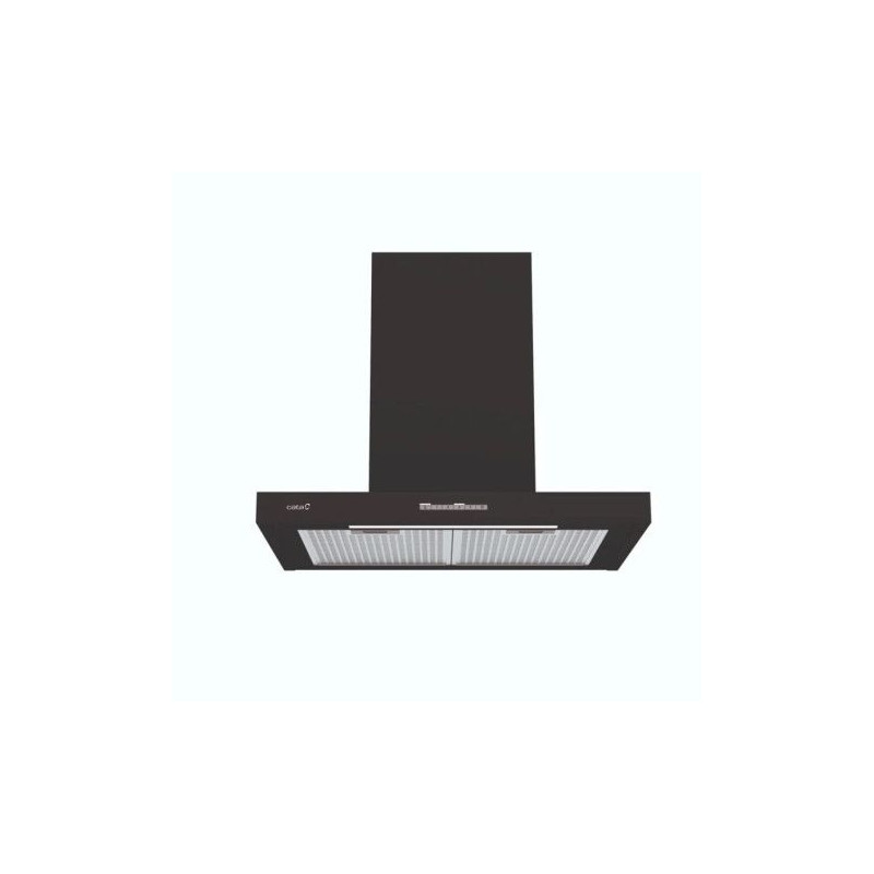 Campana Decorativa Cata SYGMA7010BK, Pared, 70cm