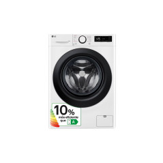 Lavadora LG F4WR5010A6W, 10kg, 1400rpm, A-10%, Bla