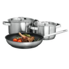 Utensilio Cocina AEG A3SS, Set menaje. 2 ollas y u