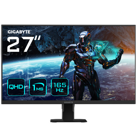 GS27Q 27 Monitor de Juego QHD - 2560 x 1440 (QHD), 165Hz, 1ms, 300 cd/m2, FreeSync Premium, HDR Ready, HDMI 2.0, DisplayPort 1.4