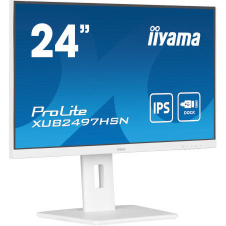 ProLite XUB2497HSN-W1 pantalla para PC 60,5 cm (23.8) 1920 x 1080 Pixeles Full HD LED Blanco