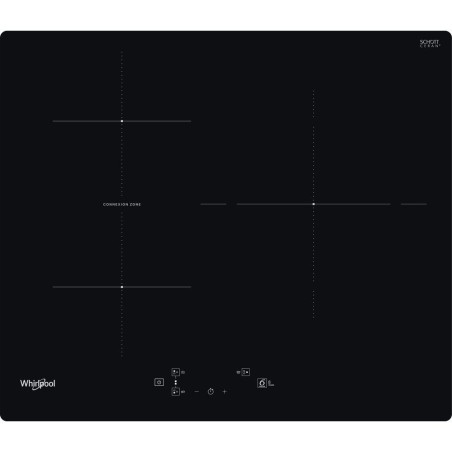 Induccion Whirlpool WBQ4860NE, 3 zonas, 60cm, Sin