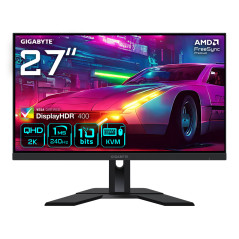 M27Q X 27” Monitor de Juego QHD - 2560 x 1440 (QHD), 240Hz, 1ms, 250 cd/m2, FreeSync Premium, Display HDR400, HDMI 2.0, Displa