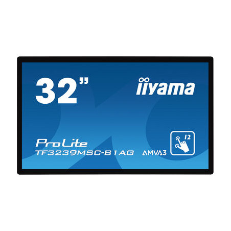 ProLite TF3239MSC-B1AG pantalla para PC 80 cm (31.5) 1920 x 1080 Pixeles Full HD LED Pantalla táctil Multi-usuario Negro