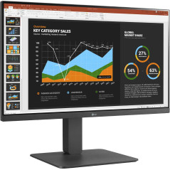 MONITOR 24BR650B-C.AEU 60,5 cm (23.8) 1920 x 1080 Pixeles Full HD LED Gris