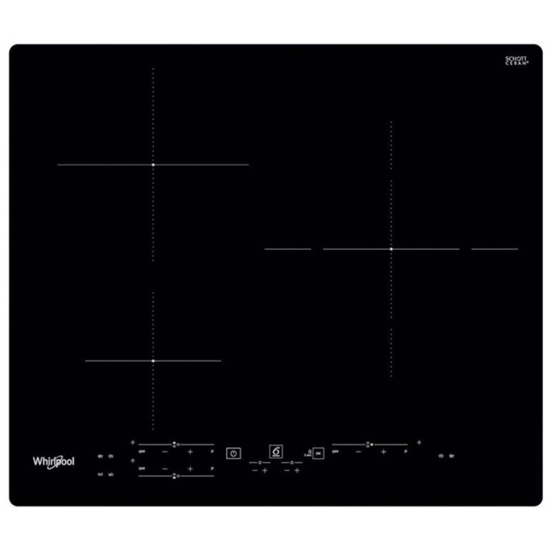 Inducción Whirlpool WSB4760NE, 3 zonas, 60cm, Bise Inducción Whirlpool WSB4760NE, 3 zonas, 60cm, Bise