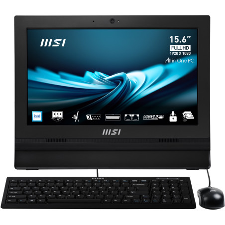 Pro AP162T ADL-007XES All-in-One PC Intel® N N100 39,6 cm (15.6) 1920 x 1080 Pixeles Pantalla táctil PC todo en uno 4 GB DDR4-SDRAM 256 GB SSD Wi-Fi 6 (802.11ax) Negro