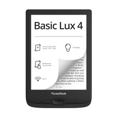 Basic Lux 4 lectore de e-book Pantalla táctil 8 GB Wifi Negro