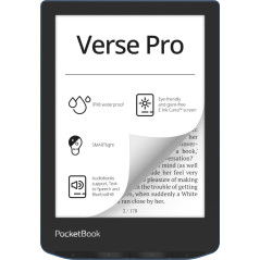 Verse Pro lectore de e-book Pantalla táctil 16 GB Wifi Negro, Azul