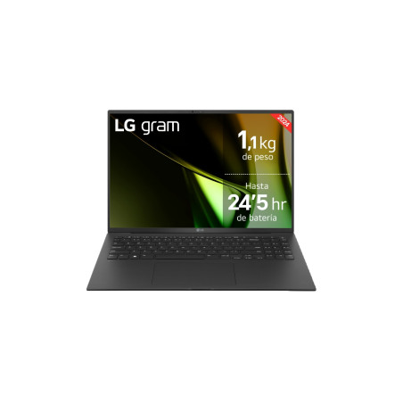 Gram 16ZD90S-G.AX75B ordenador portatil Intel Core Ultra 7 155H Portátil 40,6 cm (16) WQXGA 16 GB LPDDR5-SDRAM 512 GB SSD Wi-Fi