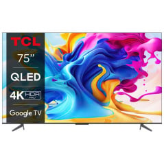 TV TCL 75C649, 75 UHD QLED GoogleTV 50/60Hz+FRC /